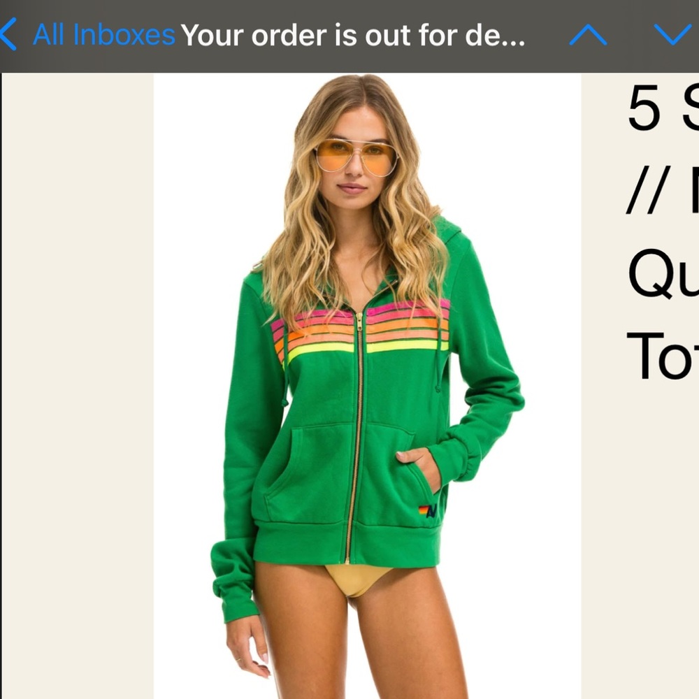 Aviator nation set- pant and ssweatshirt
